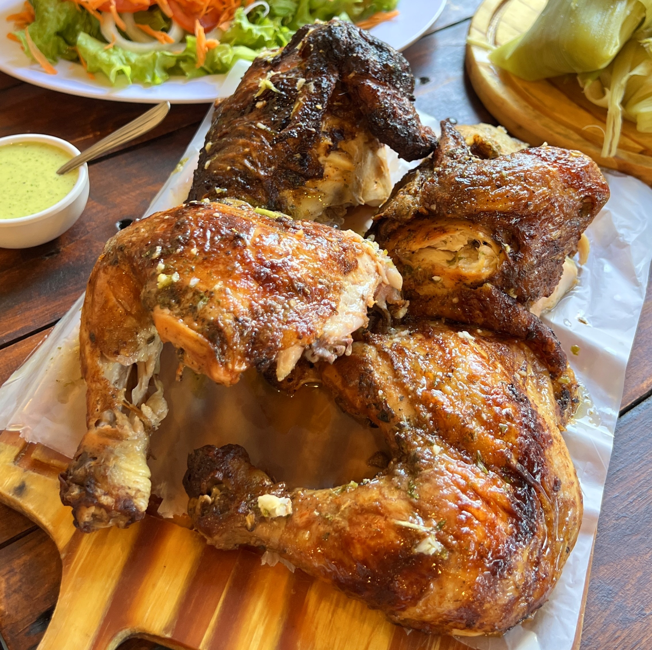 1/4 de Pollo con 1 guarnición